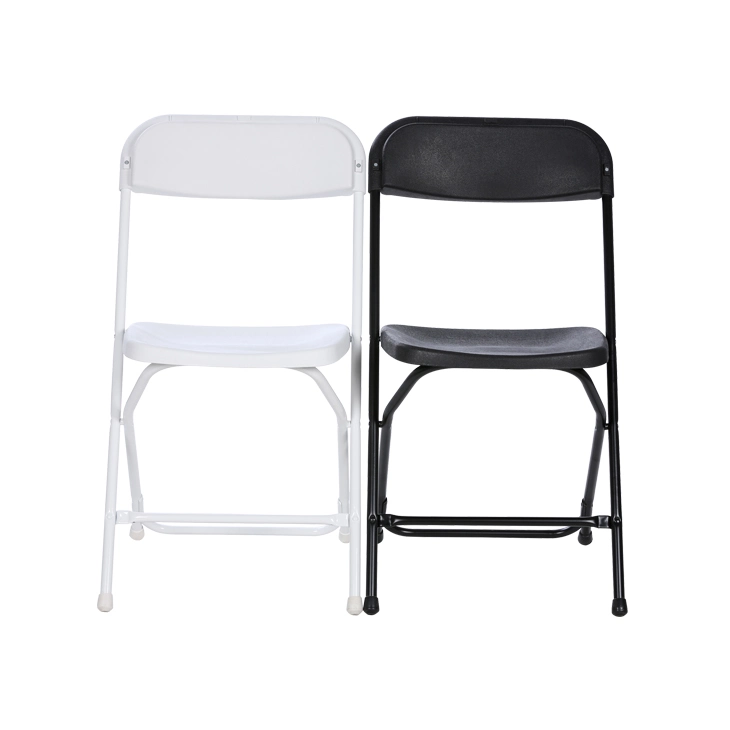 Luxury Black Traditional Outdoor Furniture Garden Plastic Folding Chair for Events