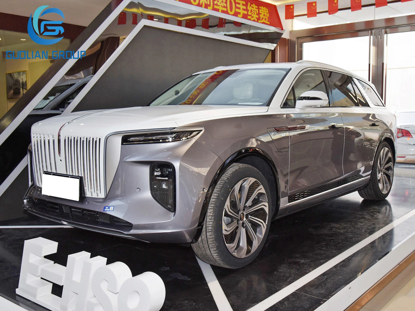 Quick Fast Delivery Electric Car in Stock Hongqi E-HS9 High quality/High cost performance  Large Luxury Business SUV Top Ranking Electric Car with Overall Safety System