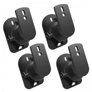 China Supplier Custom Professional Black Coating Sheet Metal Stamping Universal Wall Mount Speaker Bracket