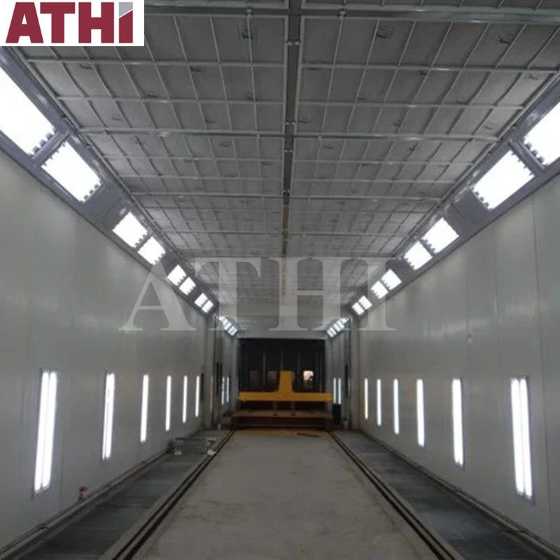 Automatic and Manual Type Sand Blasting Booth Spray Painting Booth Drying Room Complete Production Line