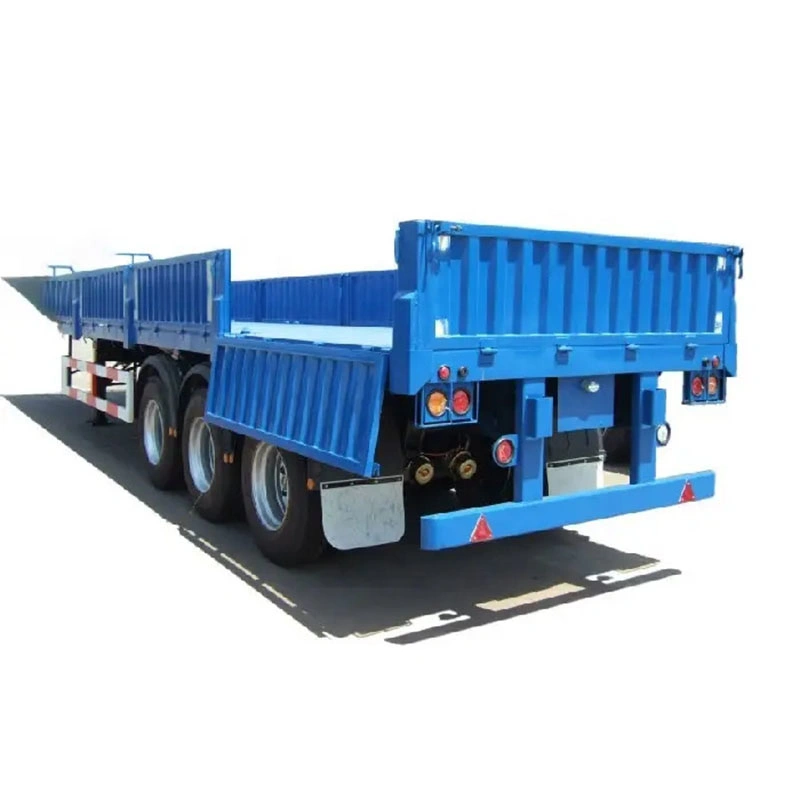 3 Axles 40 Tons Cargo Transportation with Side Wall Semi Trailer