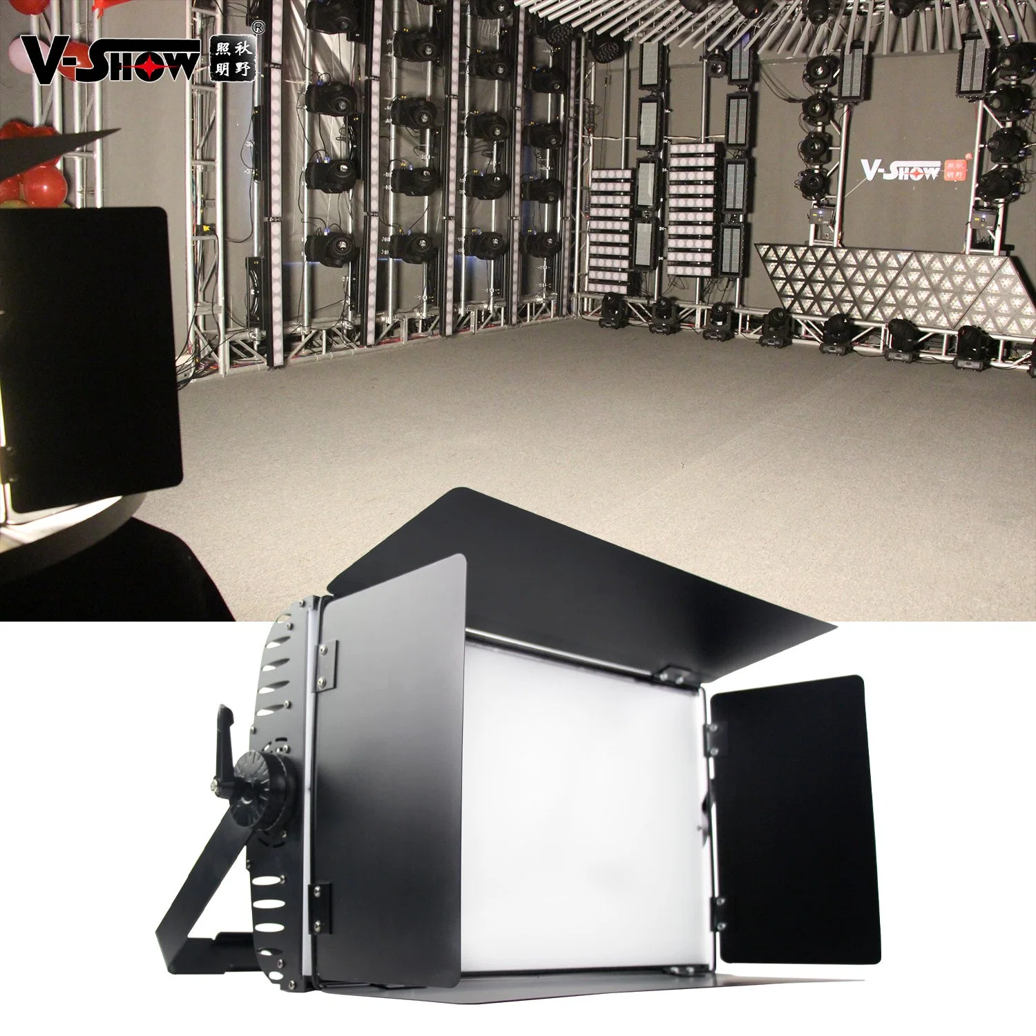 V-Show Color Temperature Ra95 Professional Lighting LED Video Panel Light