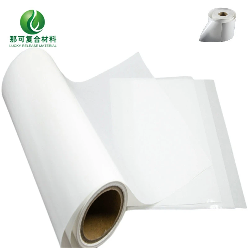 80GSM Semi Glossy Paper Anti- Freeze Adhesive 60GSM White Glassine Paper