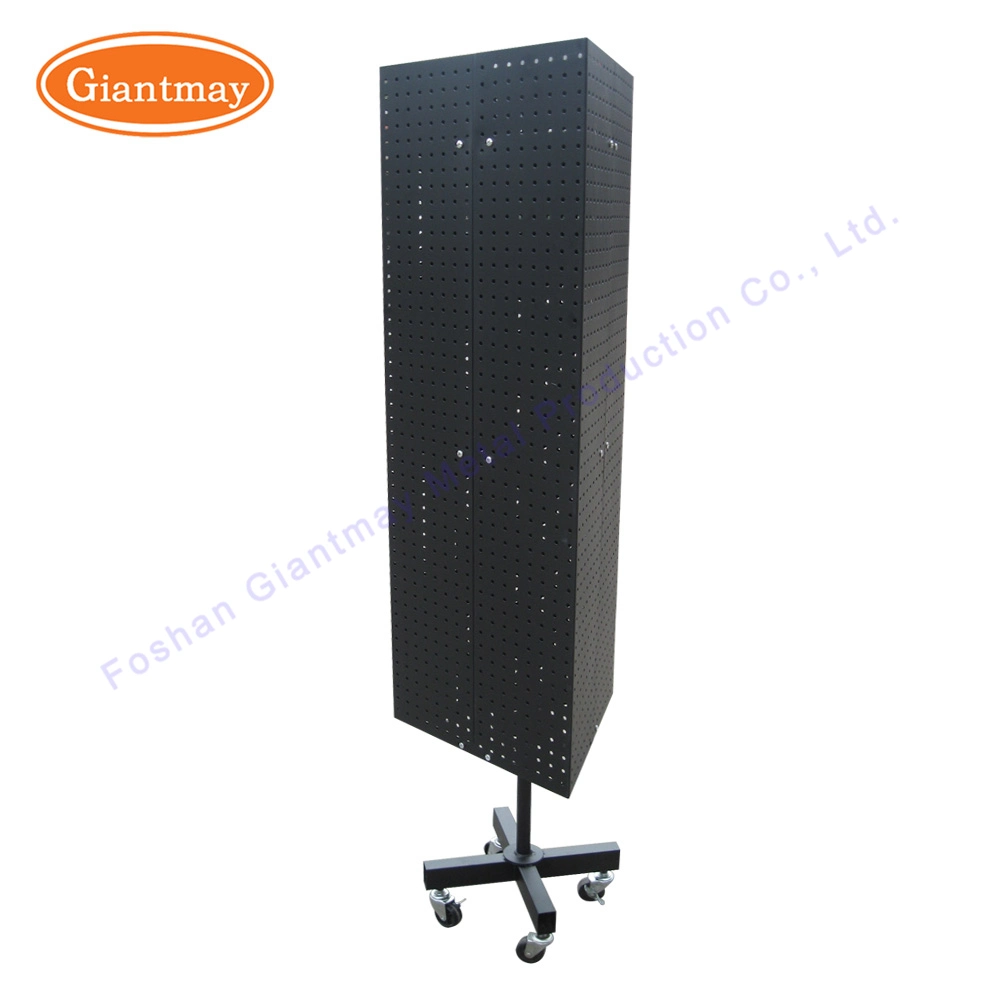 Convenience Store Triangle Hardware Floor Standing Hanging Rotating Display Rack