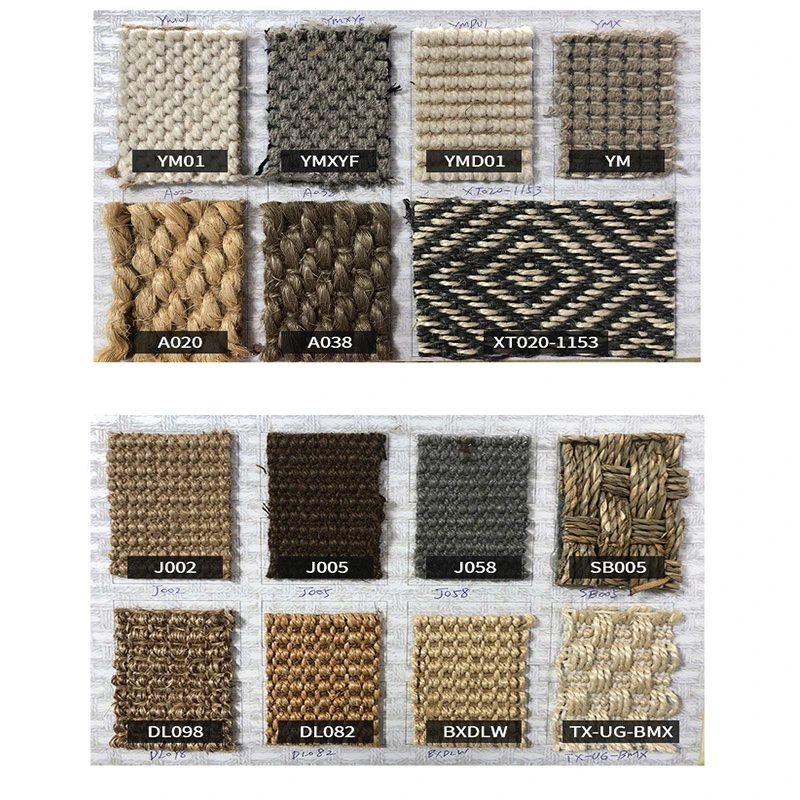 Custom Any Size Jute Sisal Carpet Rug Roll for Pet for Building and Cats 26 Patterns Wholesale