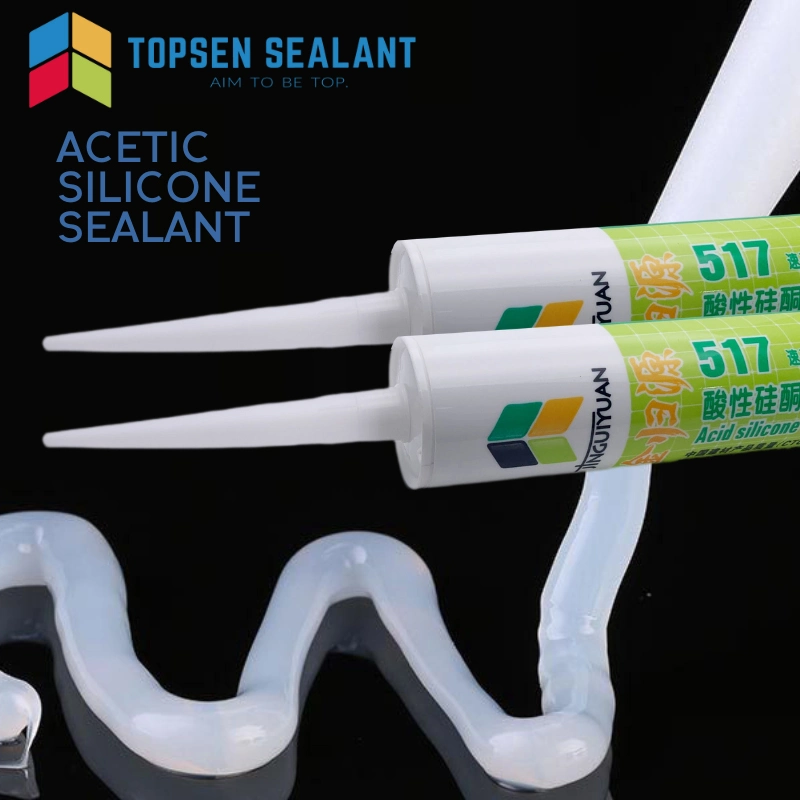 Silicone Sealant Glue 280g Clear White Black Grey Color Sealant Silicone