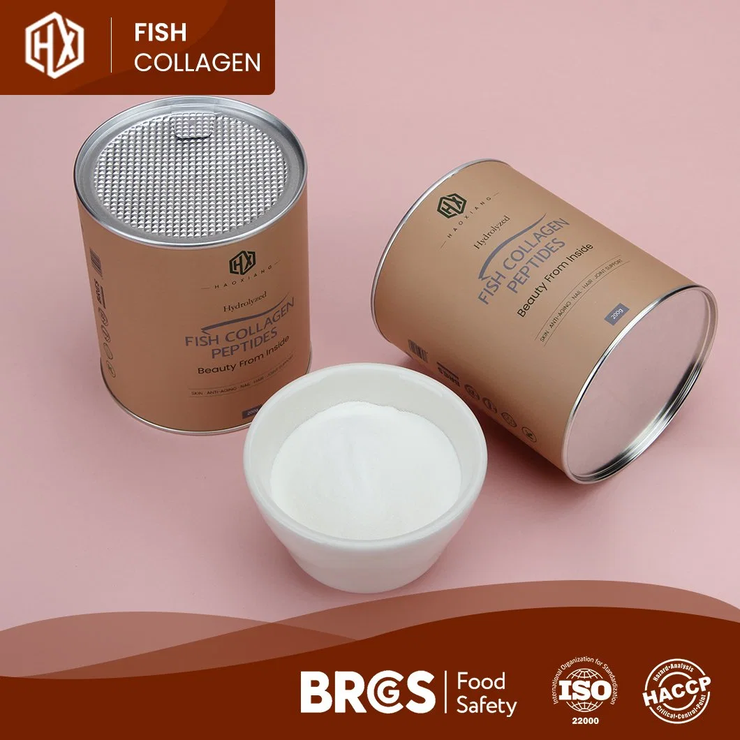 Haoxiang Wholesale/Supplier Hydrolyzed Collagen Powder Vital Proteins Hydrolyzed Beauty Pure Fish Collagen Food Grade and Cosmetic Grade Fish Collagen Peptone Powder