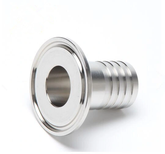 Sanitary 3A Stainless Steel Polishing Clamped Hose Coupling Pipe Fitting