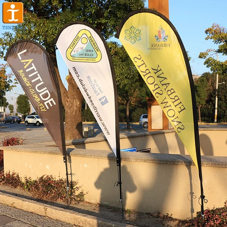 Different Kinds Outdoor Display Custom Flag Banner Printing