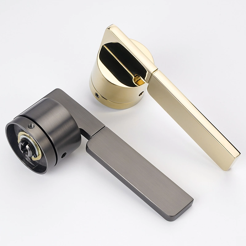 Mortise Household Safety Wood Gold Door Lever Lock Set Door Lock