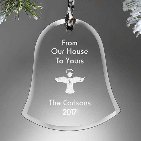 Personalisierte Kristallglas Craft Party Holiday Home Weihnachtsbaum Ornament Geschenk Geschenkideen Weihnachtsdekoration