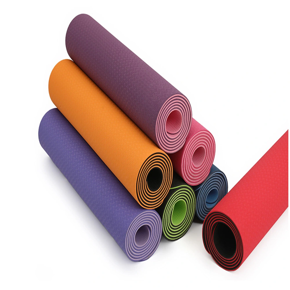 Gym Eco-Friendly Multicolor Sports Non-Slip TPE Foam Yoga Mat