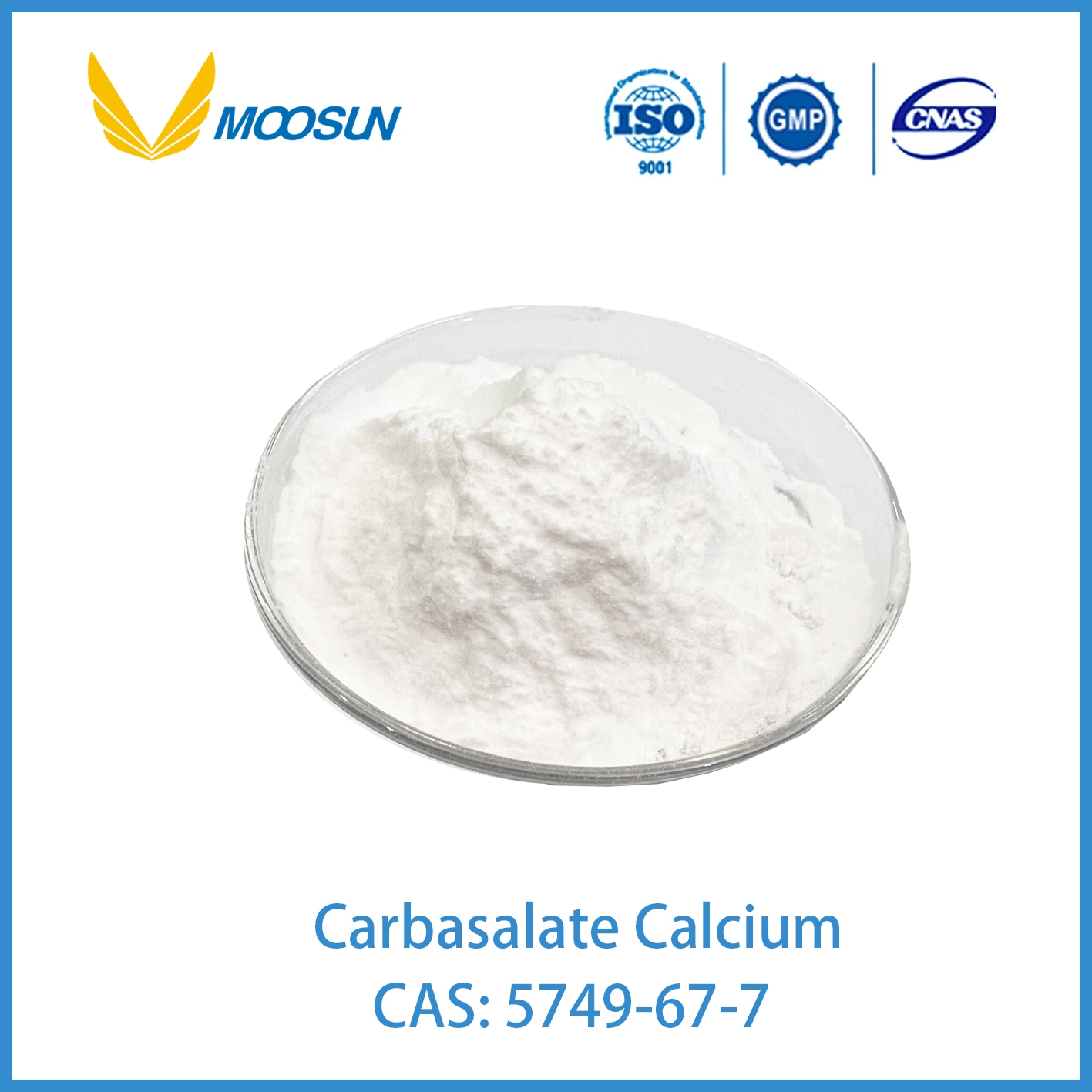 CAS 5749-67-7 Medicine Raw Materials API Carbasalate Calcium for Animals with GMP ISO