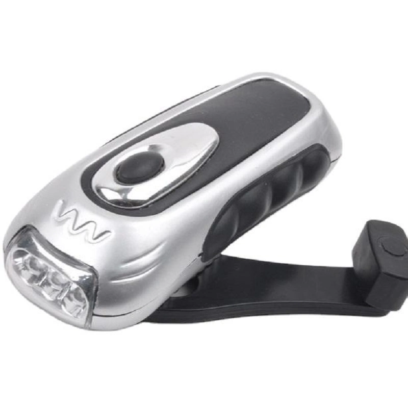 Strong Light Outdoor Portable Self-Powered Hand-Cranked Flashlight