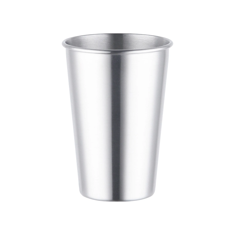 Verre à boire empilable pour bière pong personnalisé, tasse d'eau, petit verre à shot, gobelet en métal, verre en acier inoxydable.