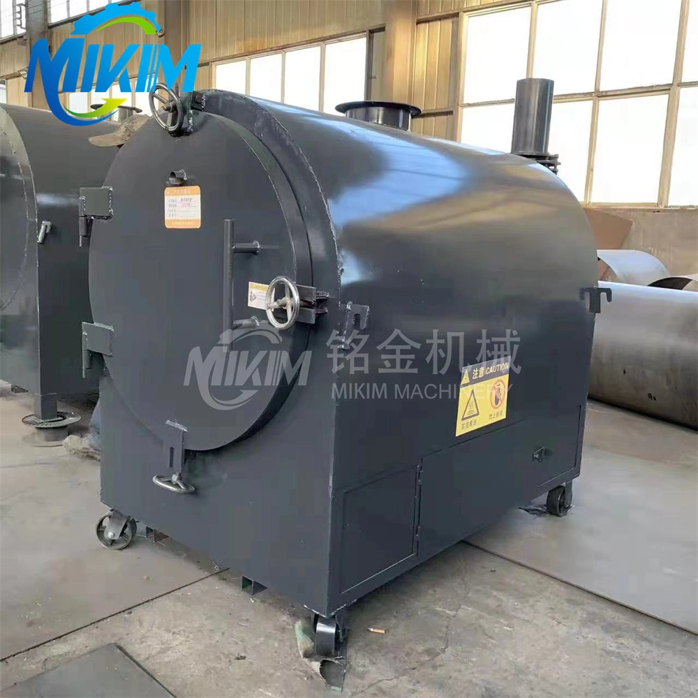 Máquina de producción de carbón Horno de carbonización Horno de carbón activado sin humo Carbón de carbón Horno de carbonización Modelo de estufa