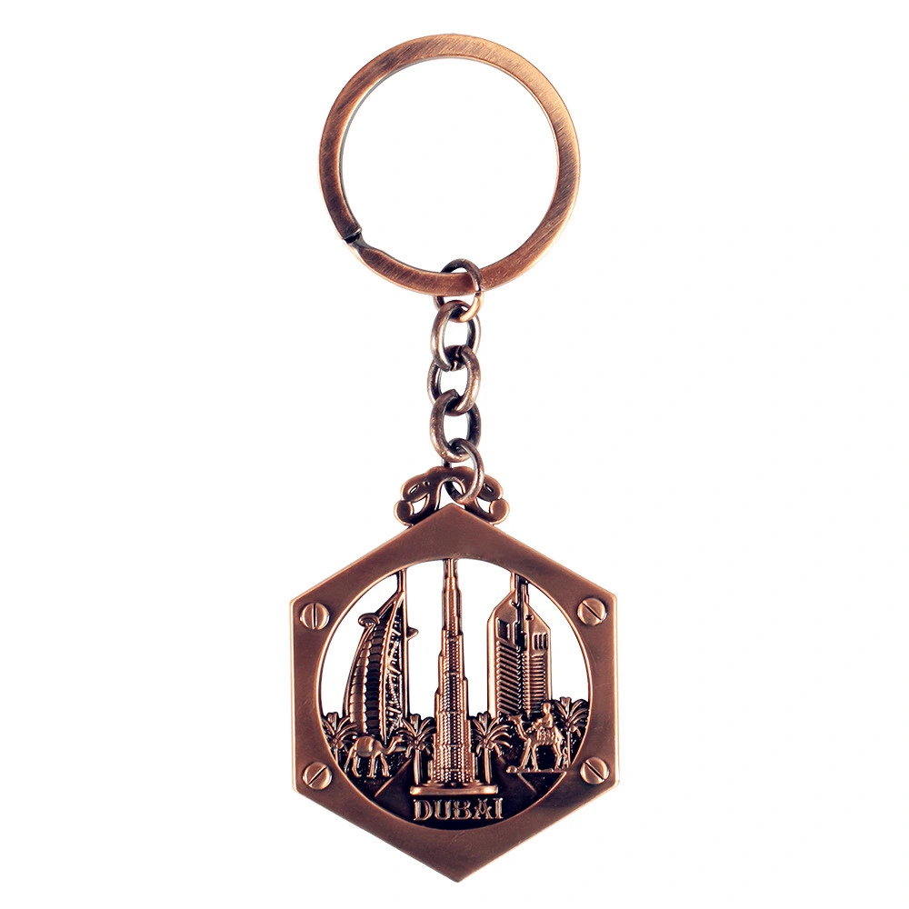 Souvenir Collection 3D Metal Souvenir Keychain Key Ring