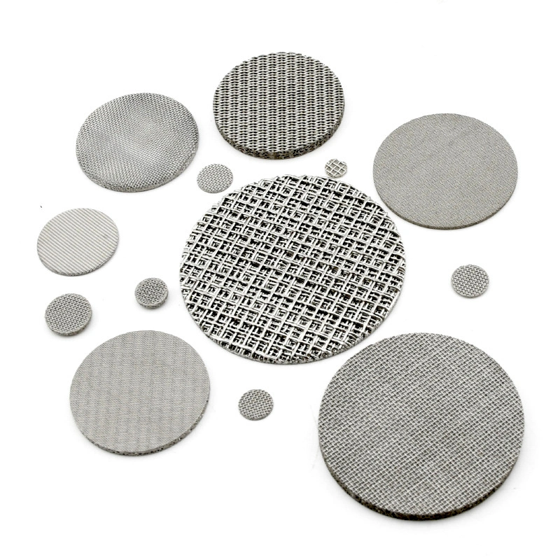 Custom Single-Layer Mesh High Precision Stainless Steel Wire Mesh Round Filter Screen Disc