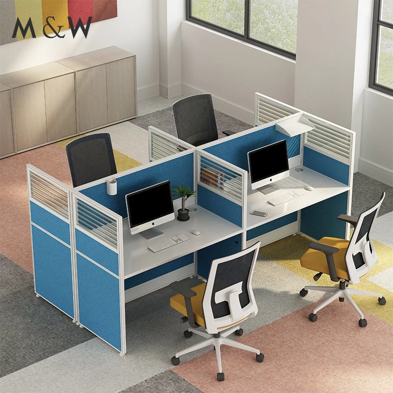 Nuevo Producto Mobiliario de Estación de Trabajo Escritorio de Oficina Moderno Fabricante de Mampara de Oficina