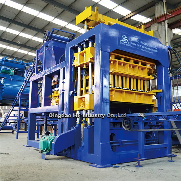 Qt12-15 High Production Capacity Hydraulic Cement Concrete Hot Sale Hollow Solid Fly Ash AAC Block Brick Production Line