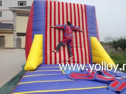 Inflatable Game Velcro Sticky Wall with Magic Tape Suits