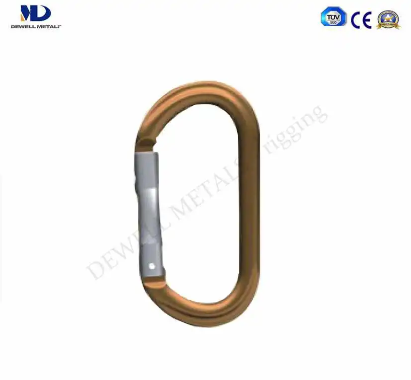 Colored Aluminum Carabiner Snap Hook D Type Egg Type Carbine Type for Camp or Bags