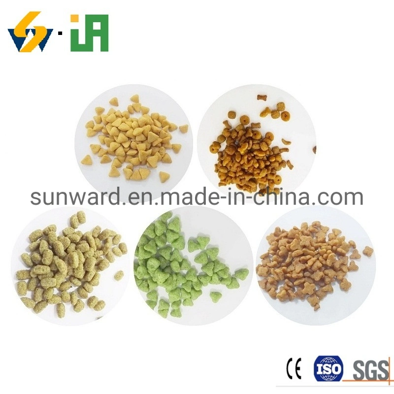 Large and Medium-Sized Royal Maize Wheat Soy Puffed Pet Pellet Animal Feed Dog Treats Cat Food Manufacturer Extruding Machine and Dryer