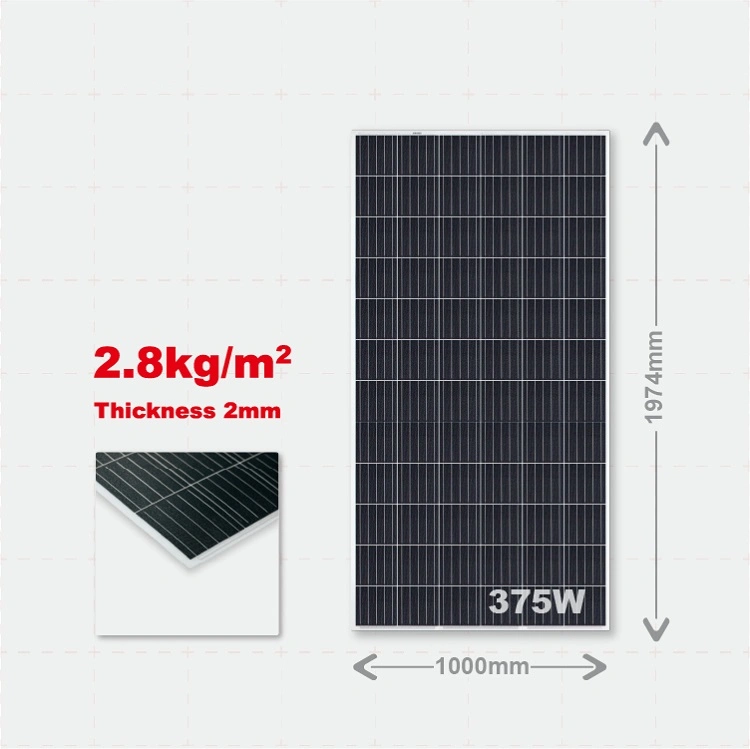 New Products Sunman 144 Half Cell Monocrystalline 250W 275W 300W 430W Flexible Solar Panel