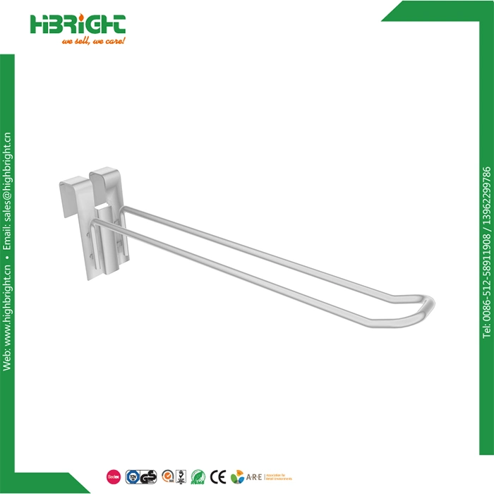 6mm Single Prong Metal Custom Slatwall Hook