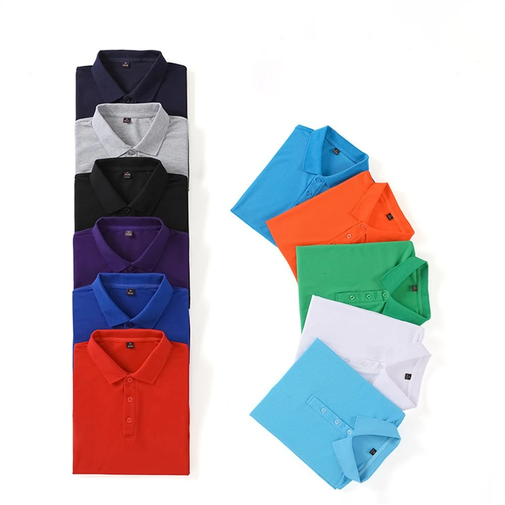 Herren Poloshirt Ärmel Sport Golf Tennis T-Shirt Print Polo Hemd