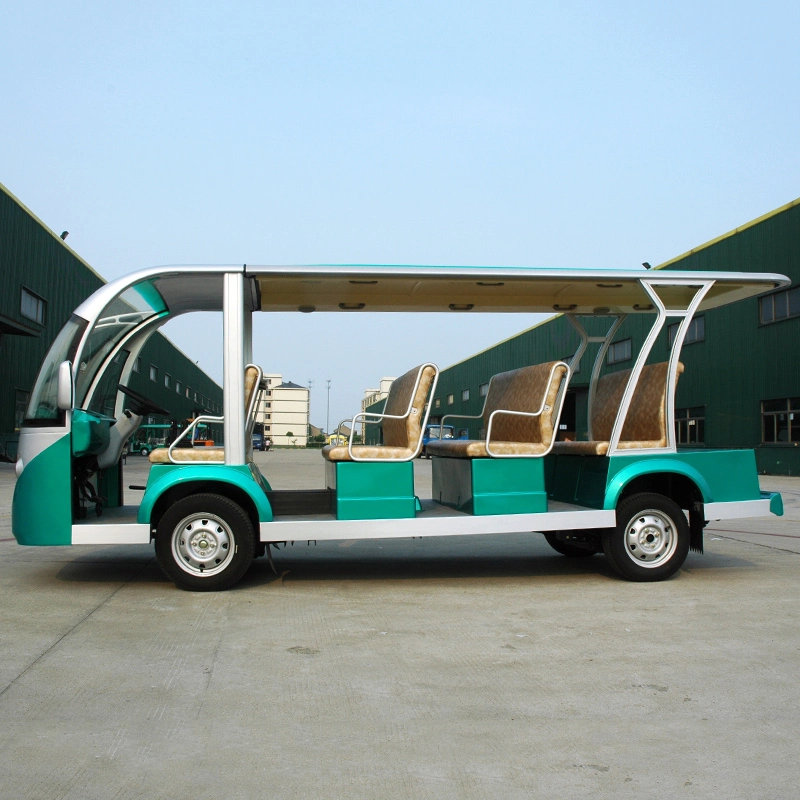 11 Seat Lithium Battery Golf Shuttle Bus Electric Car for Sightseeing