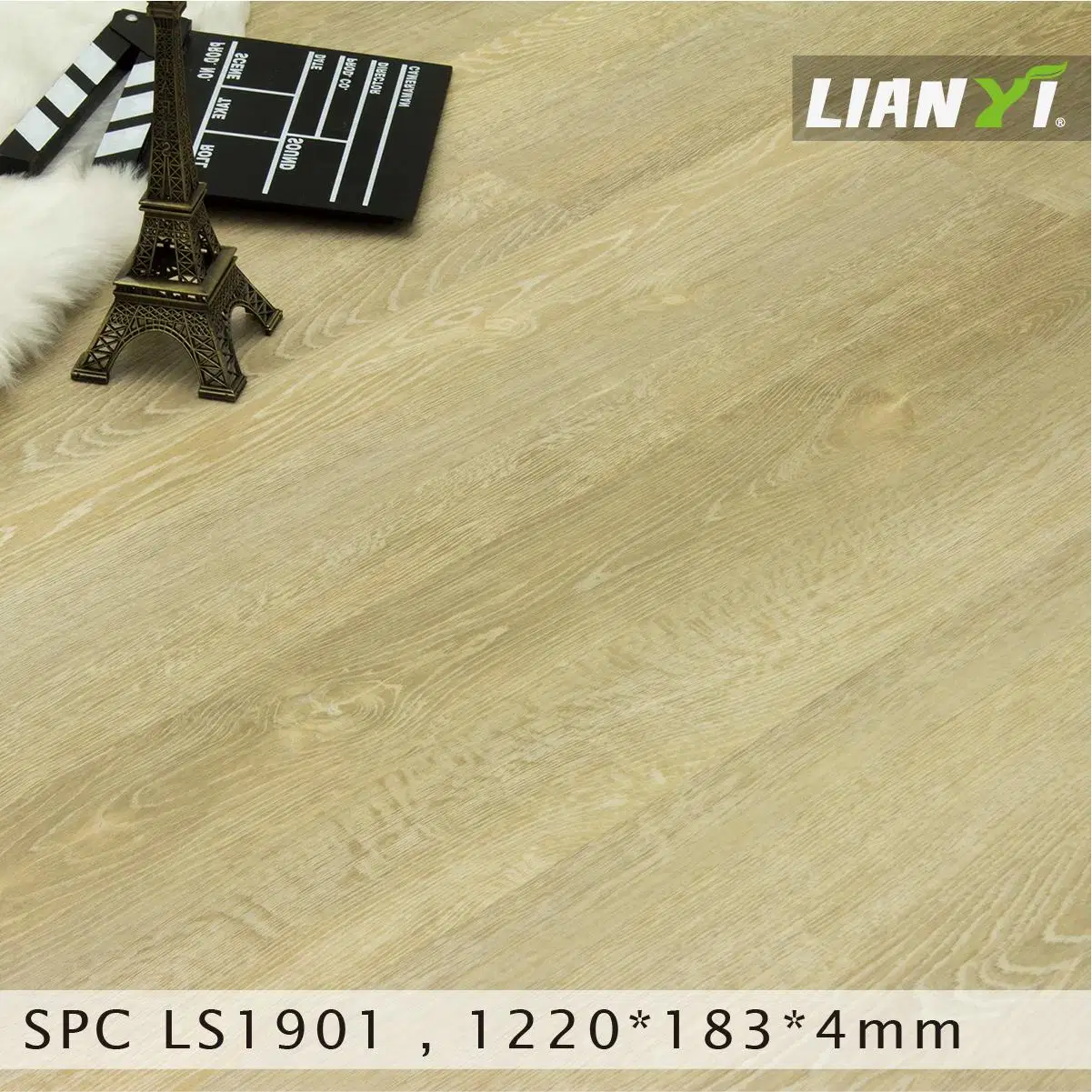 Waterproof UV Coating High Toughness Durable Spc Flooring