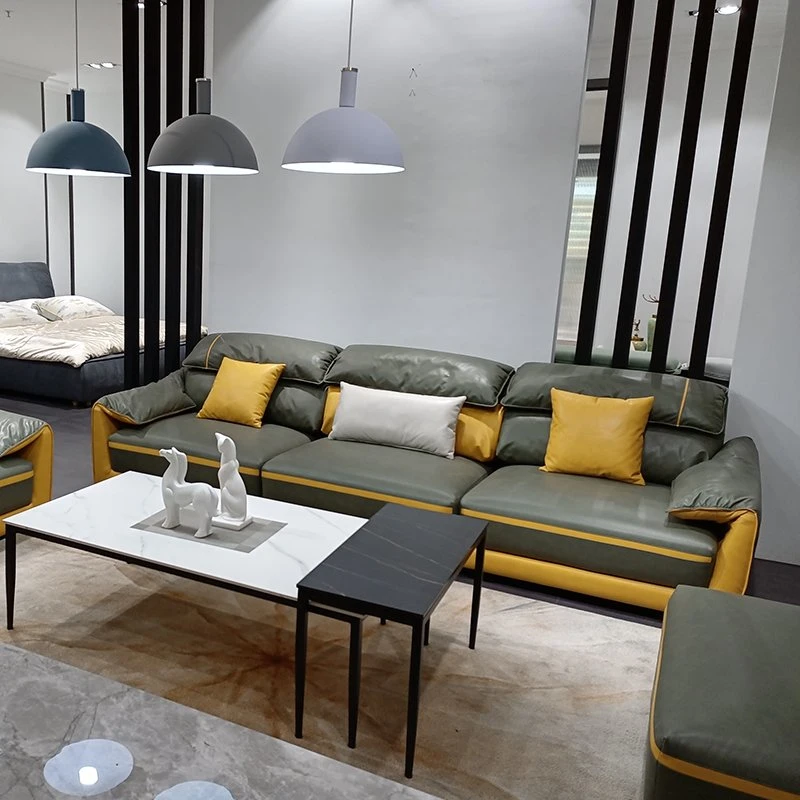 Multiccolor Opcional Home Furniture Simple Living Room Hotel Apartment Wood Sofá em tecido
