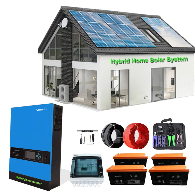 Hot Sale 20kw Système d'énergie solaire hybride avec une haute qualité pour la maison d'alimentation