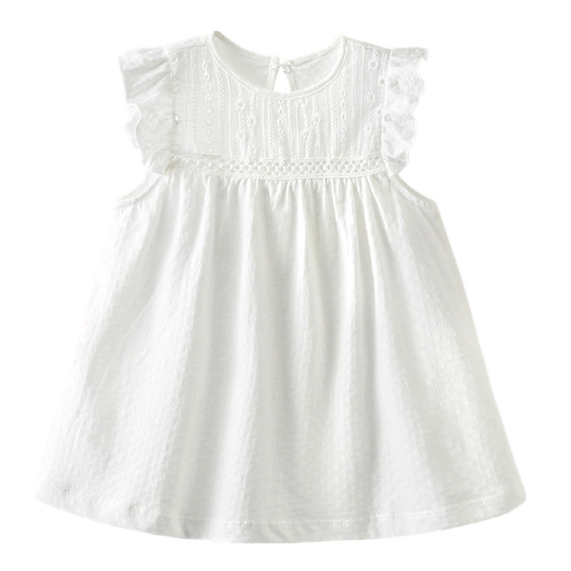 Summer Customs Infants Short Sleeve Ruffle Baby Children Dress