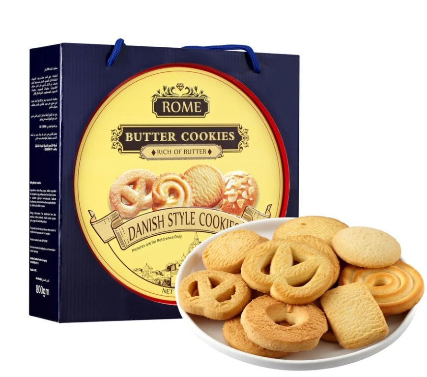 Best Chinese Halal Food 908g Cookies and Biscuit Butter Cookies Manufacturer