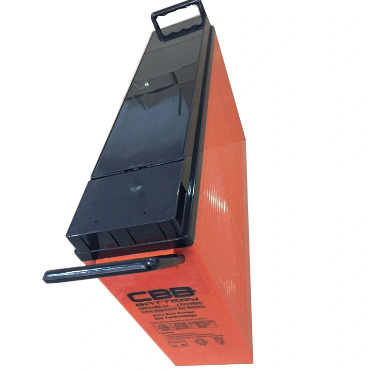 Slim Front Terminal 12V180ah Gel Deep Cycle Telecom Battery