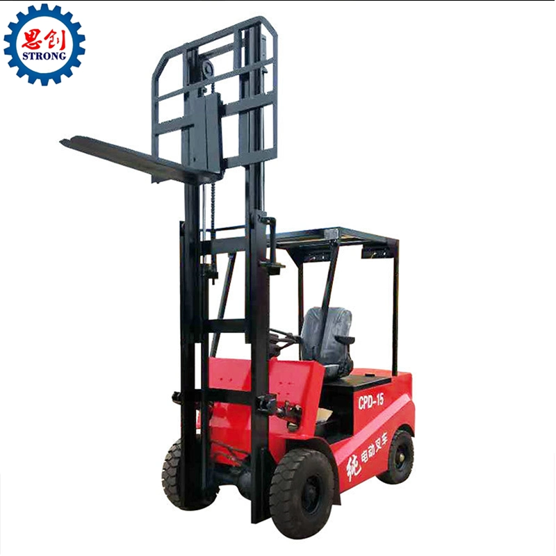 China Mini Electric Forklift 1 Ton 1.5 Ton Battery Operated Stacker Trucks