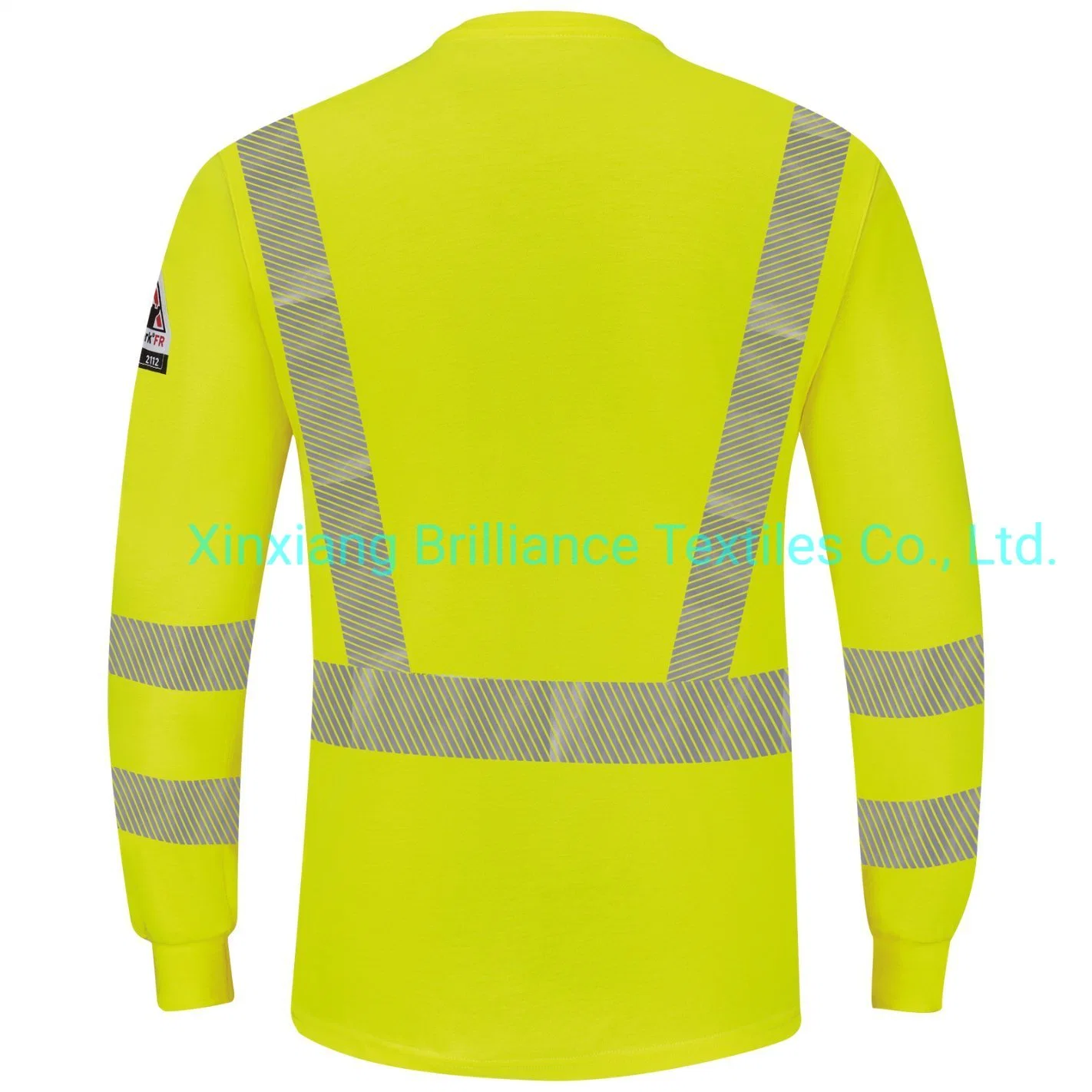 Custom Flame Resistant Garments Work out Shirts Safety Arc Rated Hi Vis Work Long Sleeve Shirt