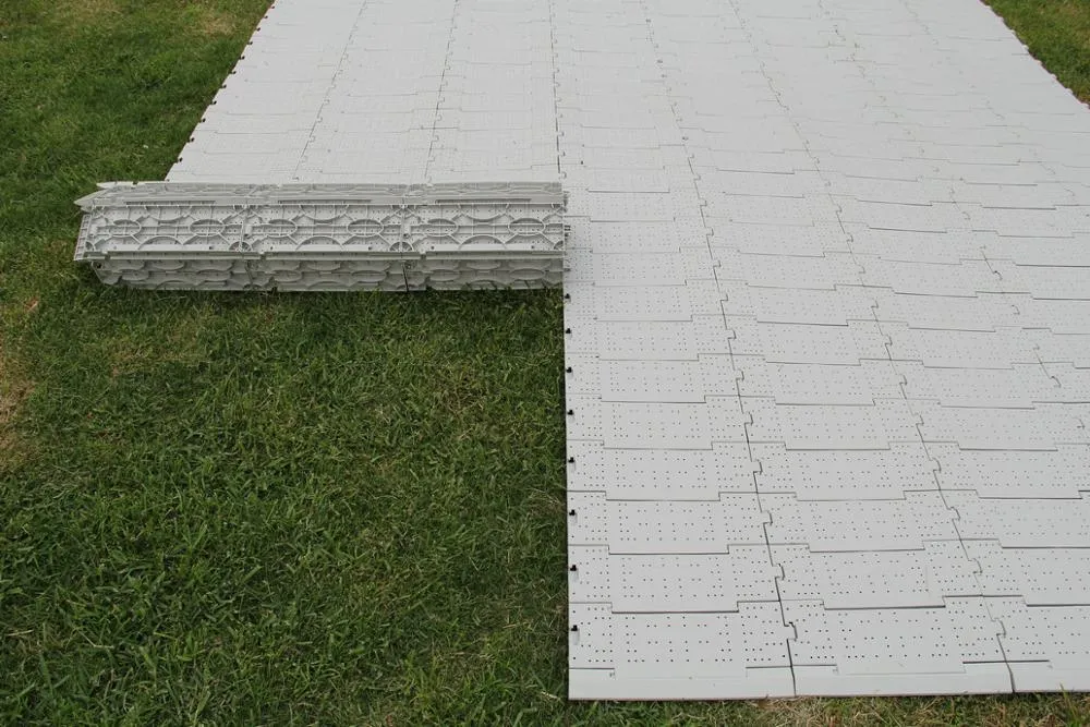 Turf Protection Flooring Interlocking Artificial Plastic Event Deck Flooring