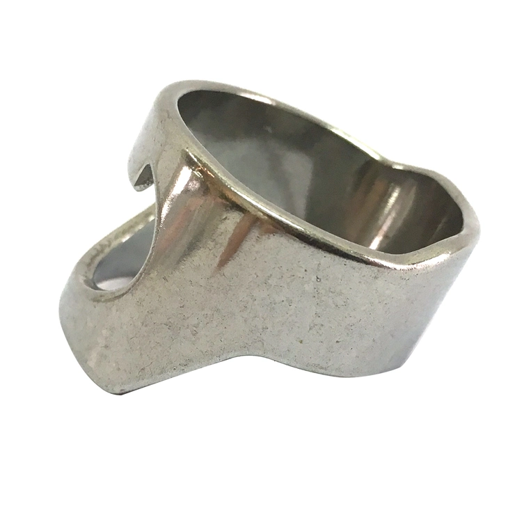 Anillos de dedo botella cerveza abridor anillo de acero inoxidable Herramientas de metal