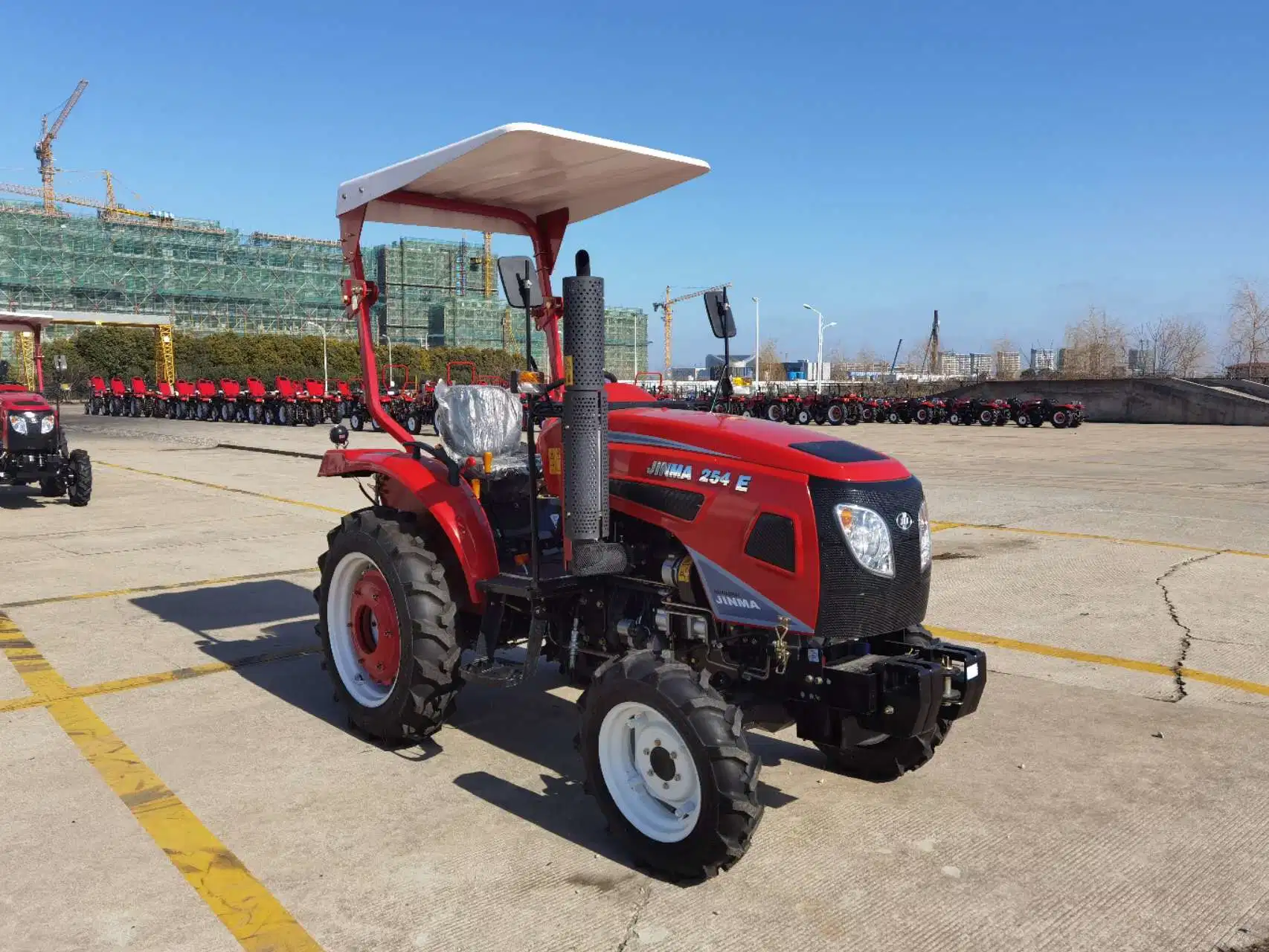 25HP Tracteur JINMA d'usine avec moteur Euro V au meilleur prix.