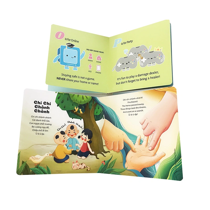 Book Printing Hardcover Child Coloring Memory Book Printing Publish Baby Record Book