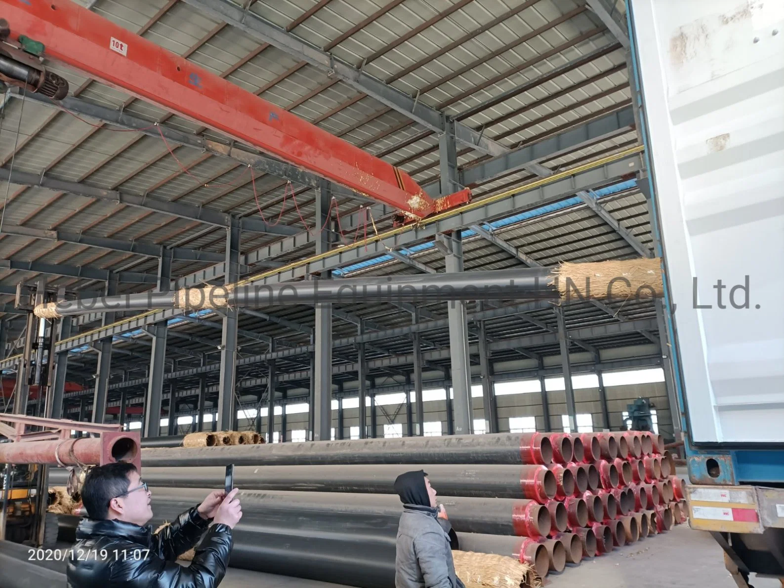 Steel Jacket Steam Insulation Pipe for High Temperature Heating