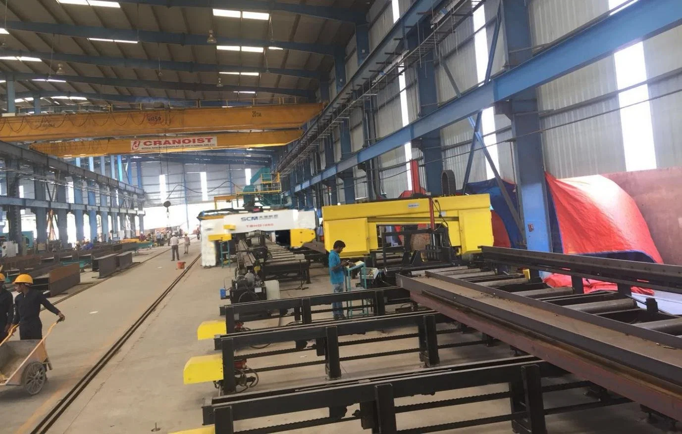 Internal Cooling External Cooling Siemens PLC CNC High Speed Beam Drilling Line