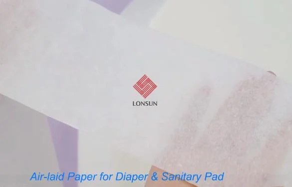 Super saugfähiges Airlaid SAP Papier für Baby Windel Sanitär Serviette Kernumhüllung