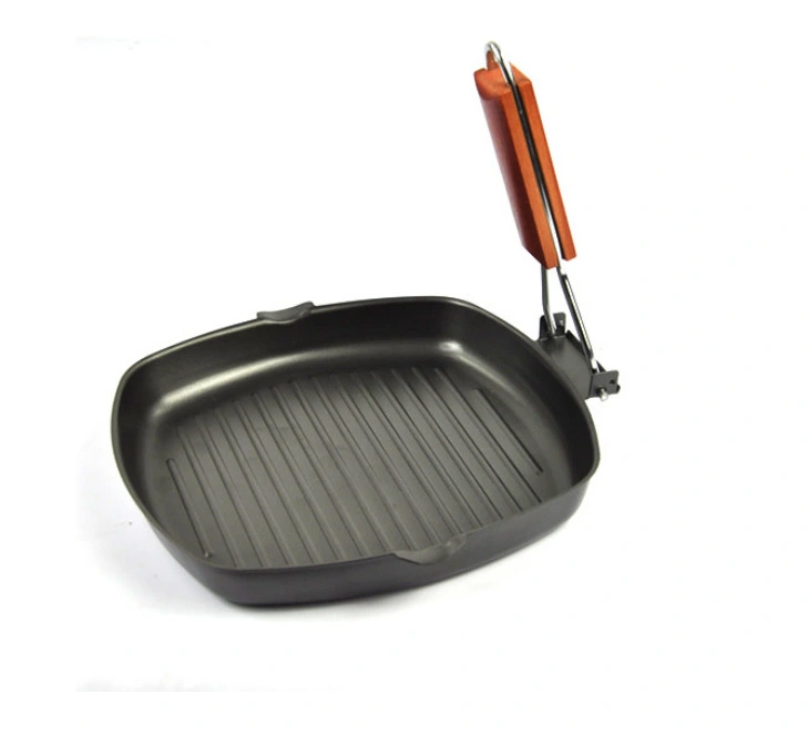 New Design Non Stick Cast Iron Fry Pan with Folding Handle