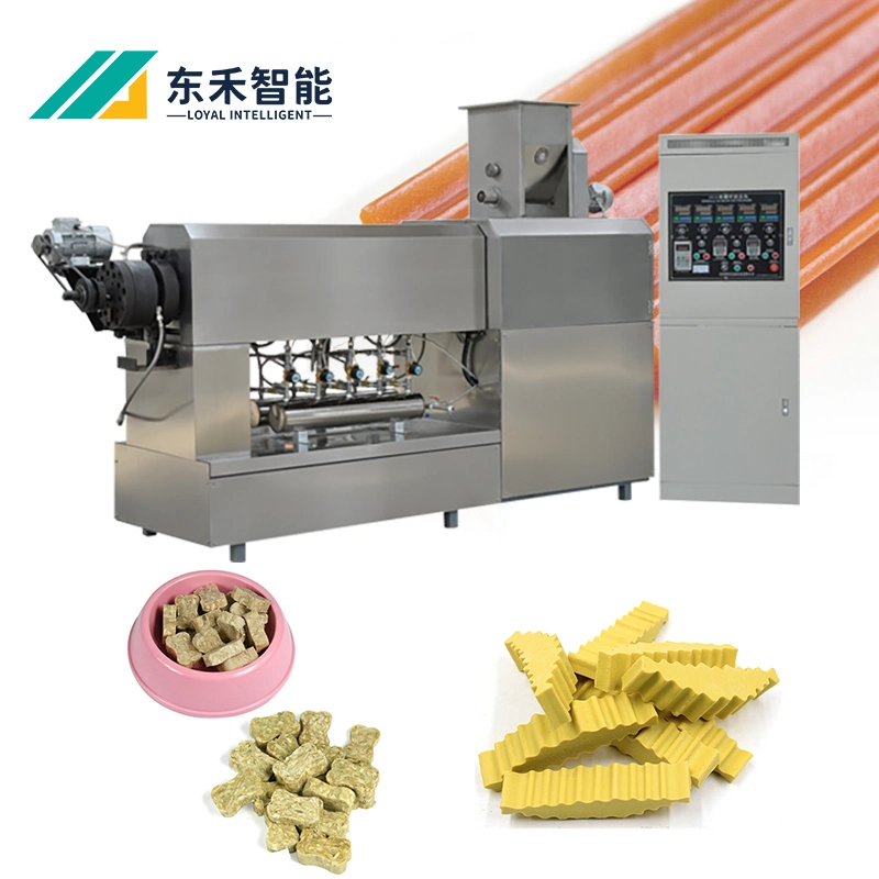 Dog Chew Machine Animal Food Pellet Machine for Dog Chewing Gum Production Line Pet Treats/Dog Chew Food Processing Line