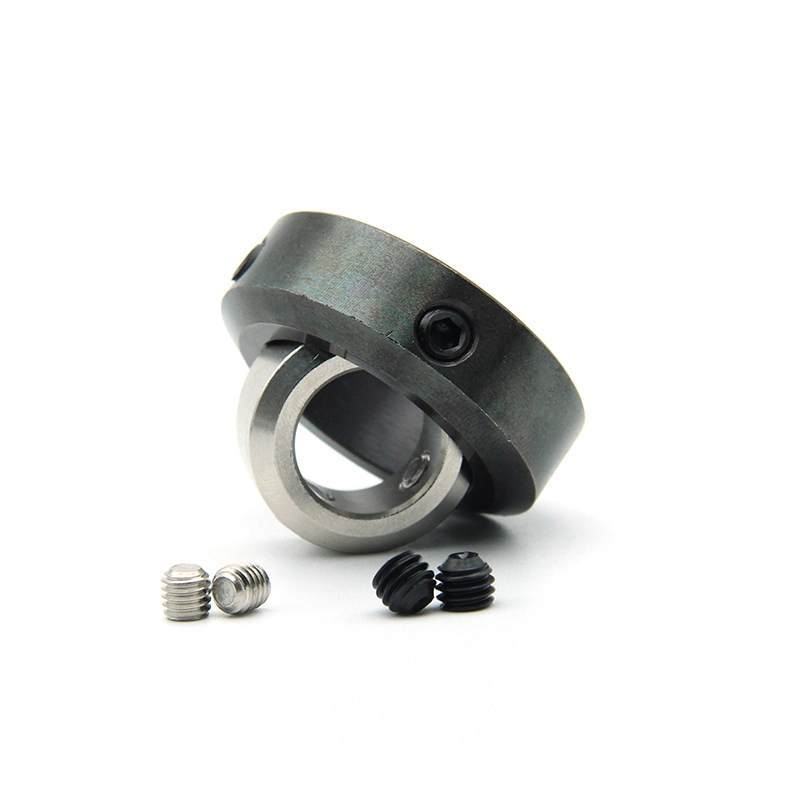 Carbon Steel Black Oxide Shaft Collars with 2 PCS Set Screws