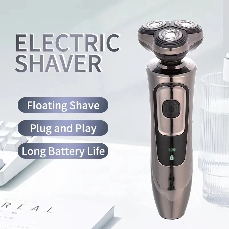 Face Hair Remover USB Groomer Waterproof Rotary Razor Beard Trimmer Electric Shaver for Men